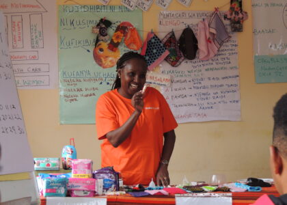 Ytterligare 1100 barn och 200 kvinnor har fått utbildning om mens Ytterligare 1100 barn och 200 kvinnor har fått utbildning om mens